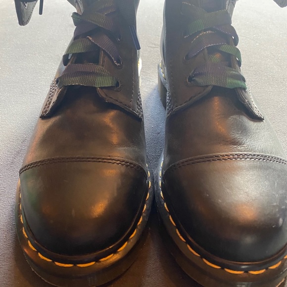 Doc Marten Truimph 1914 fold over plaid boot 10 - Picture 9 of 10